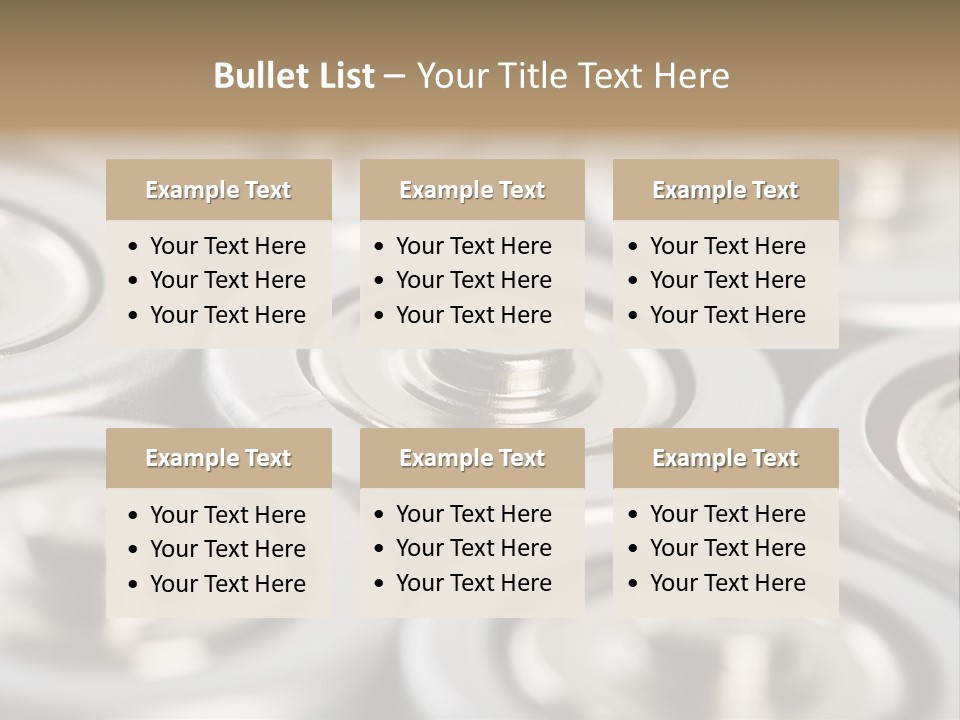 Row Macro Top PowerPoint Template
