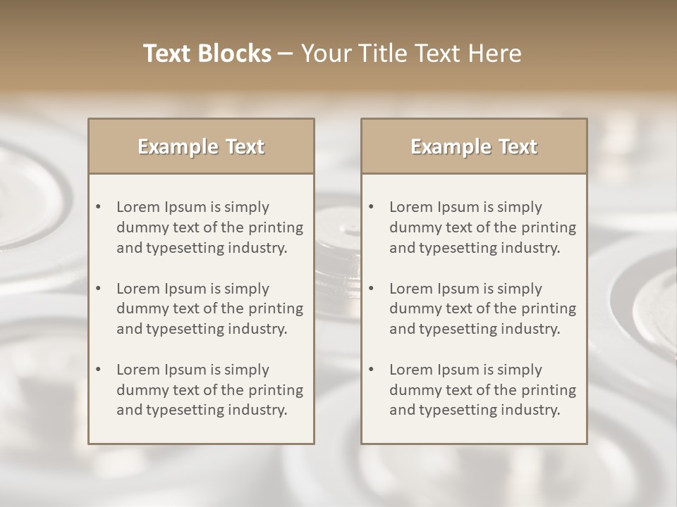 Row Macro Top PowerPoint Template