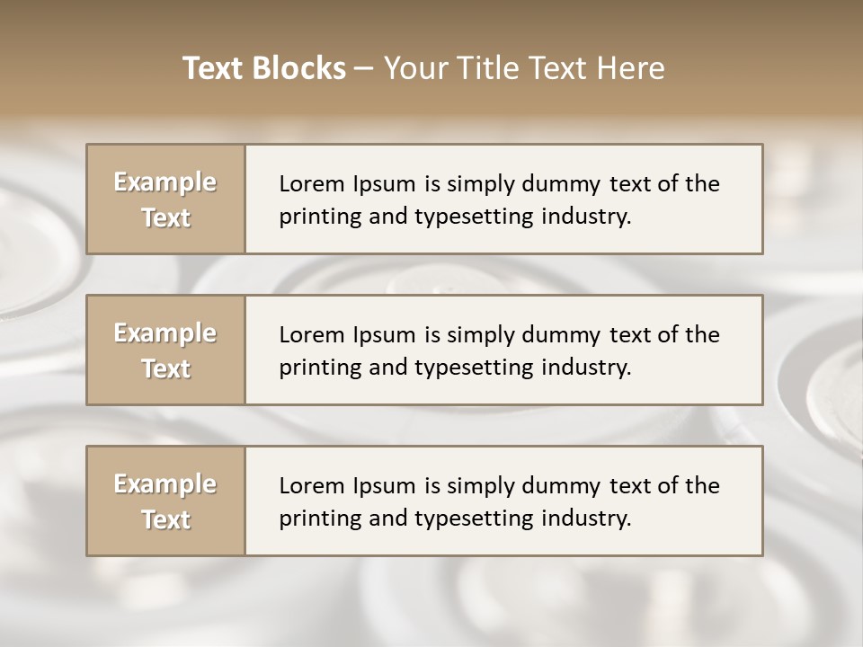 Row Macro Top PowerPoint Template