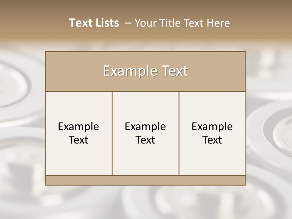 Row Macro Top PowerPoint Template