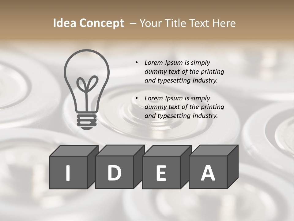 Row Macro Top PowerPoint Template