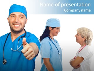 Profession Giving Attitude PowerPoint Template