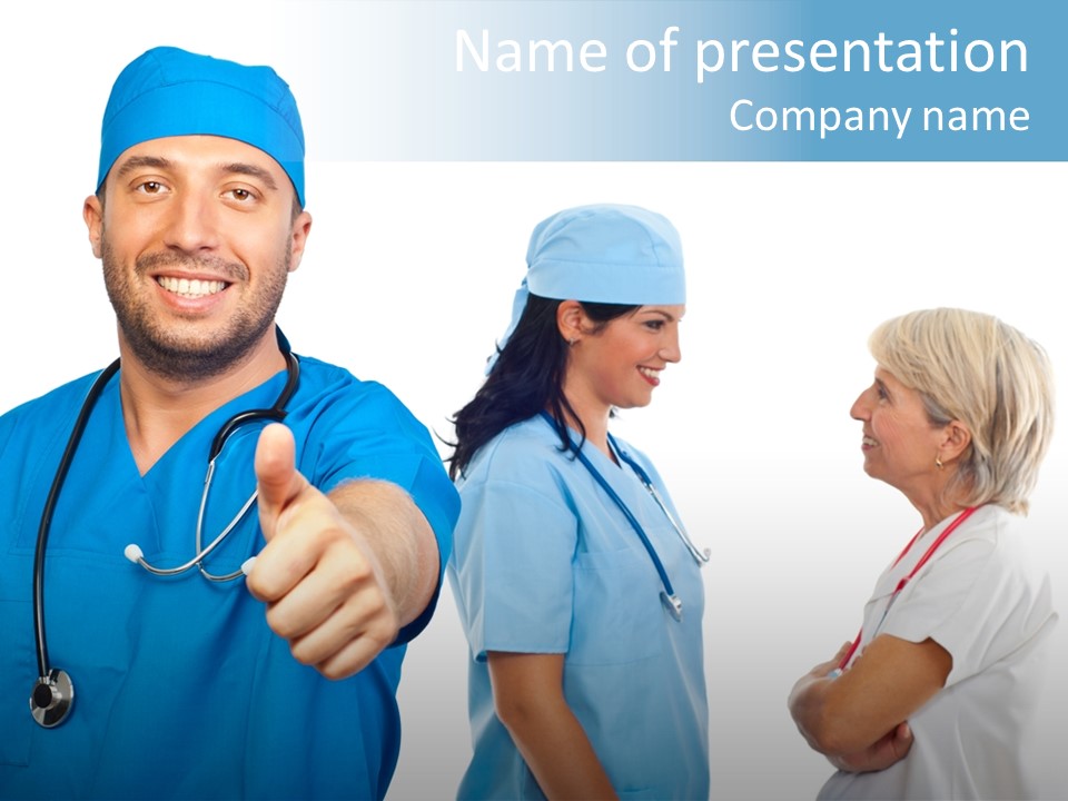 Profession Giving Attitude PowerPoint Template