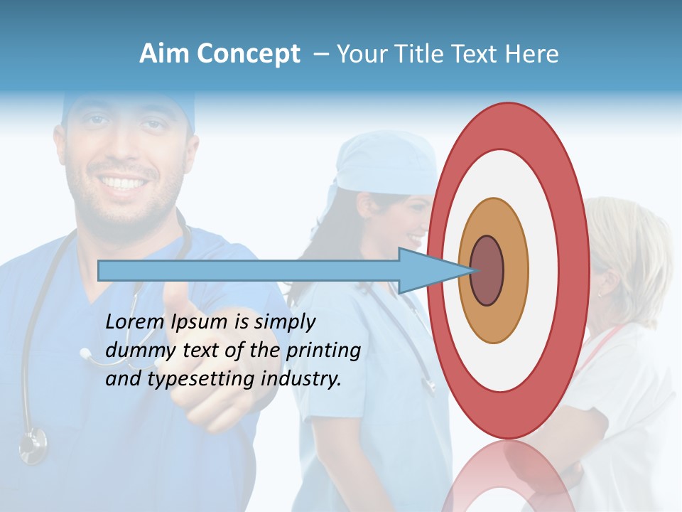 Profession Giving Attitude PowerPoint Template