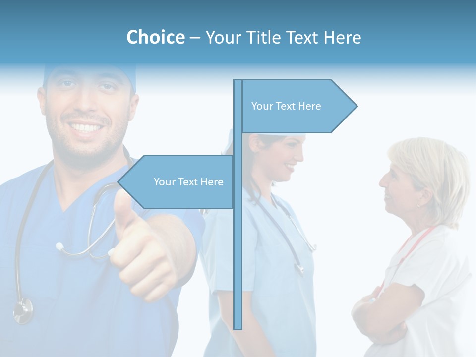 Profession Giving Attitude PowerPoint Template
