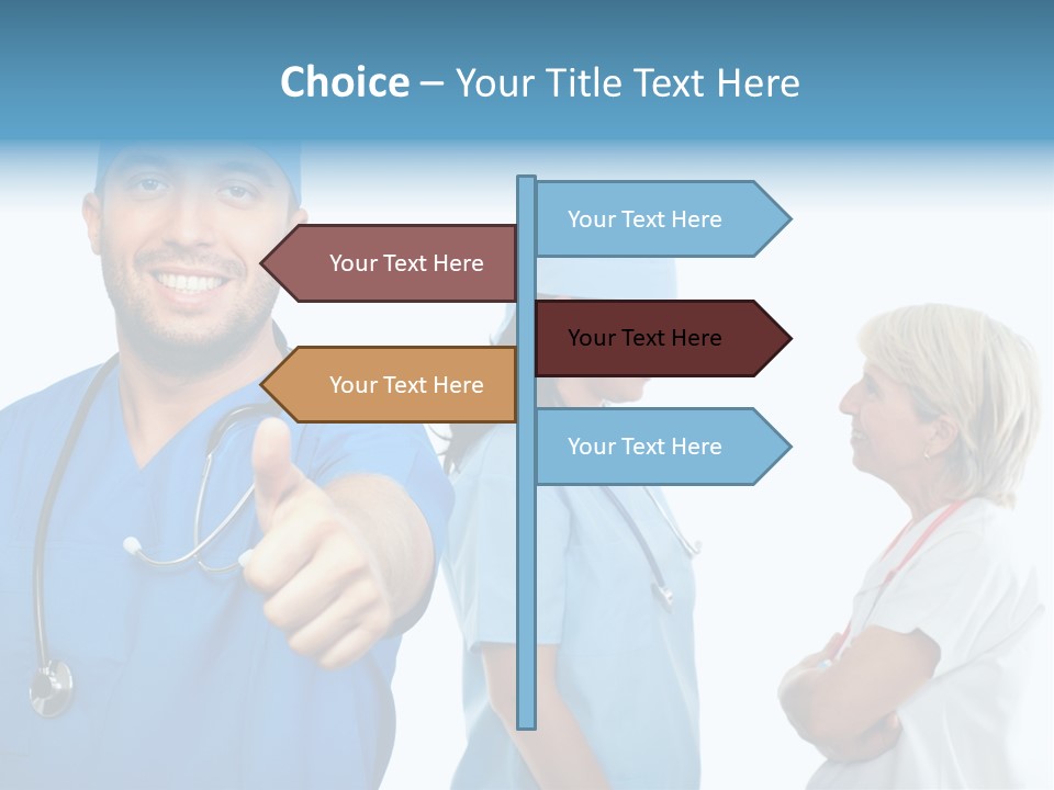 Profession Giving Attitude PowerPoint Template
