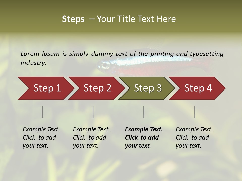 Water Freshwater Tropical PowerPoint Template
