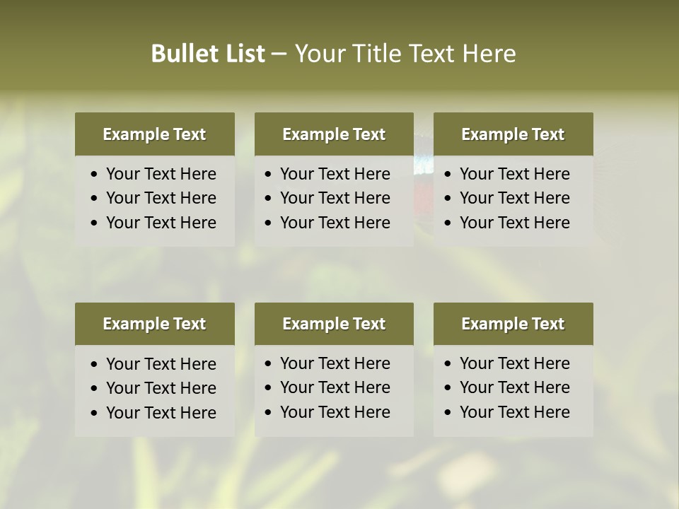 Water Freshwater Tropical PowerPoint Template