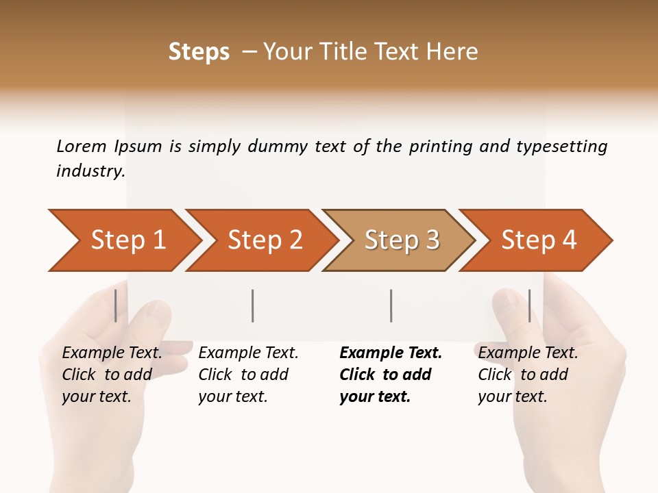 Memo Finger Note PowerPoint Template