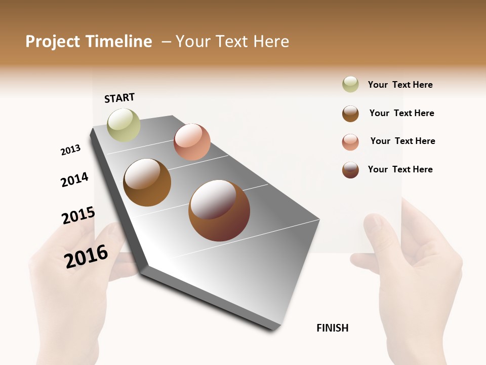 Memo Finger Note PowerPoint Template