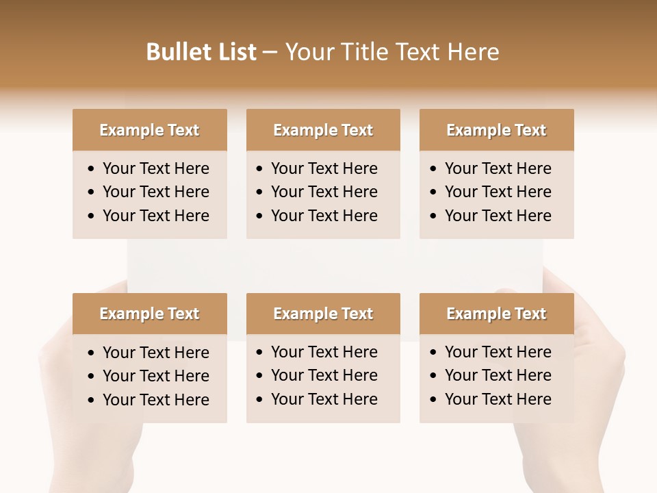 Memo Finger Note PowerPoint Template