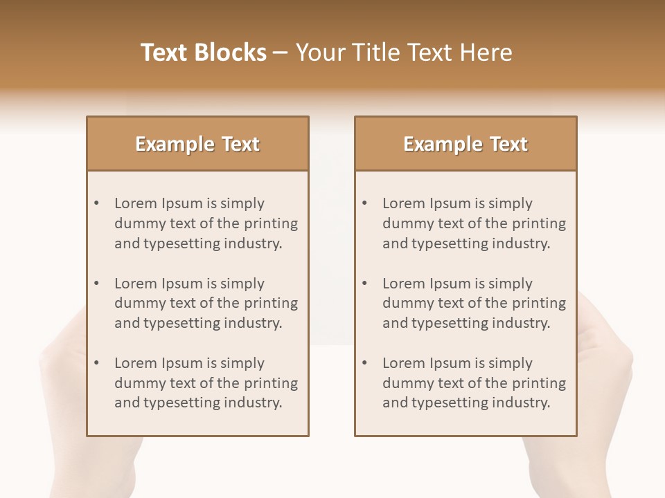 Memo Finger Note PowerPoint Template
