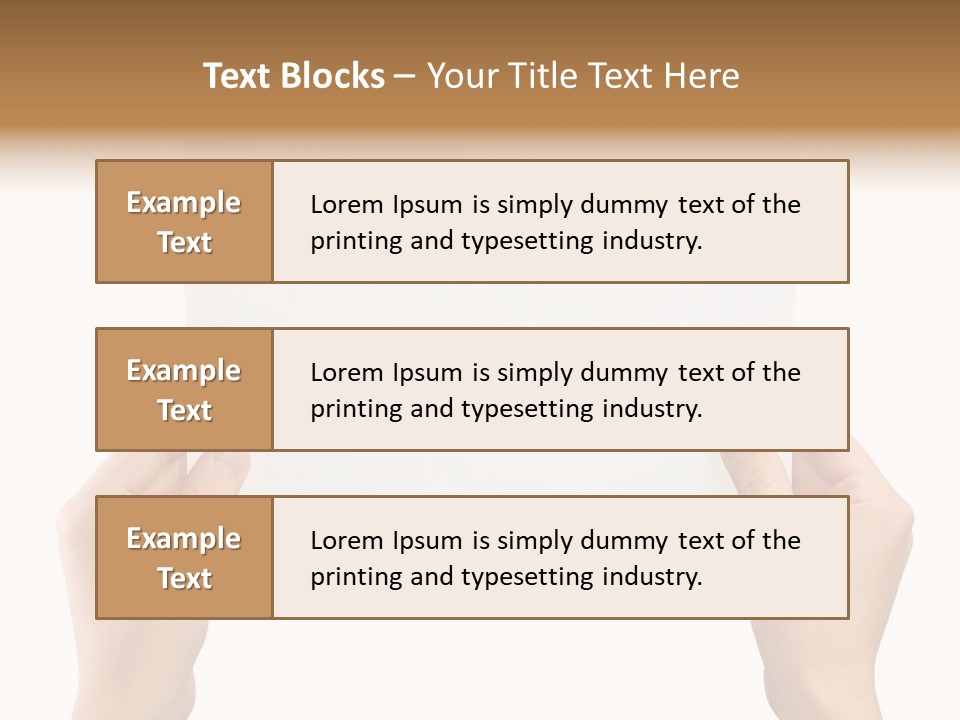 Memo Finger Note PowerPoint Template