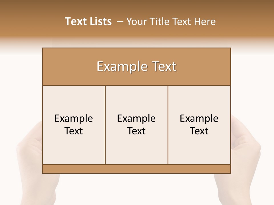 Memo Finger Note PowerPoint Template