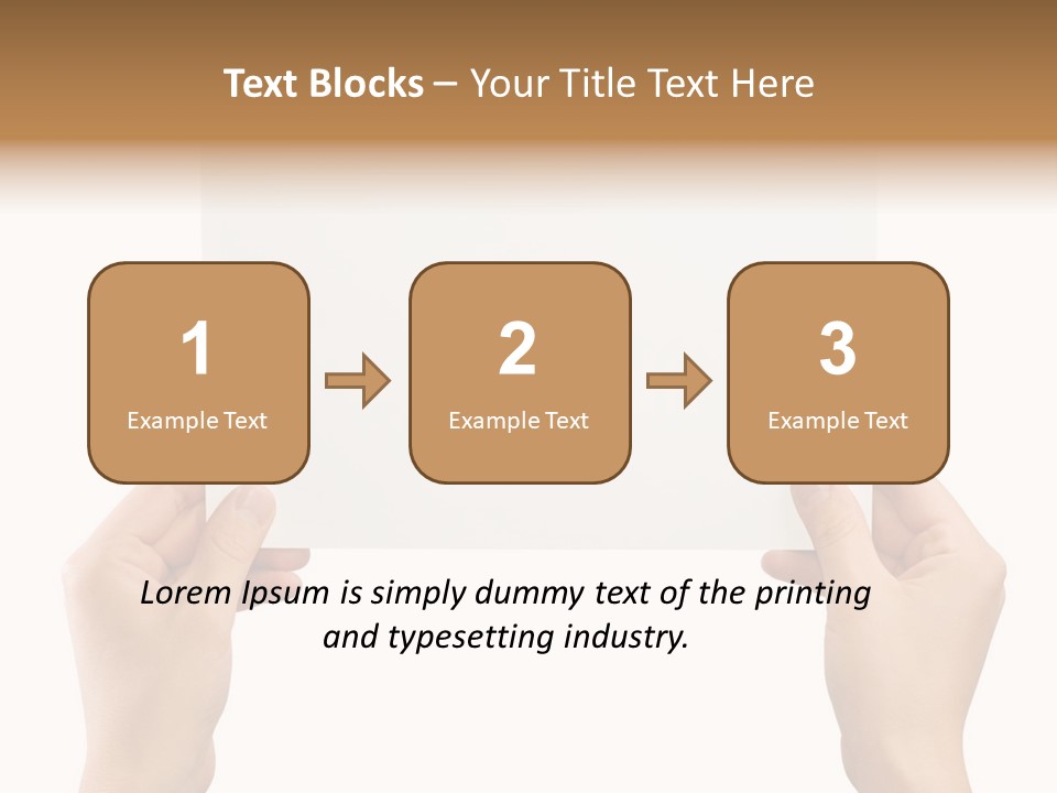 Memo Finger Note PowerPoint Template