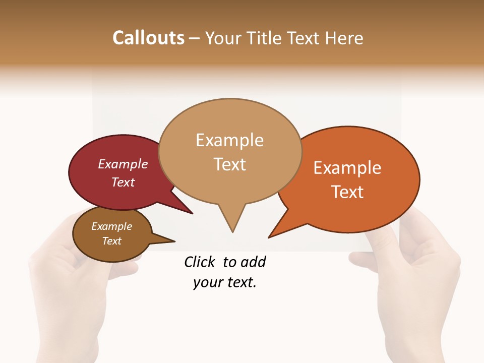 Memo Finger Note PowerPoint Template