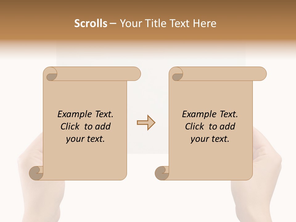 Memo Finger Note PowerPoint Template