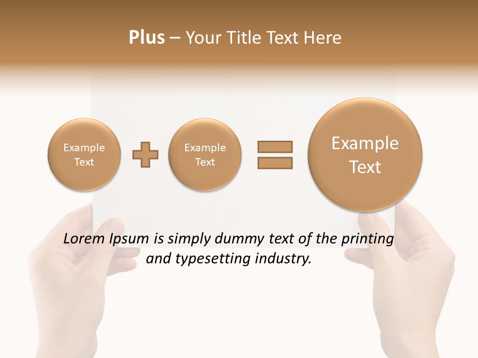 Memo Finger Note PowerPoint Template