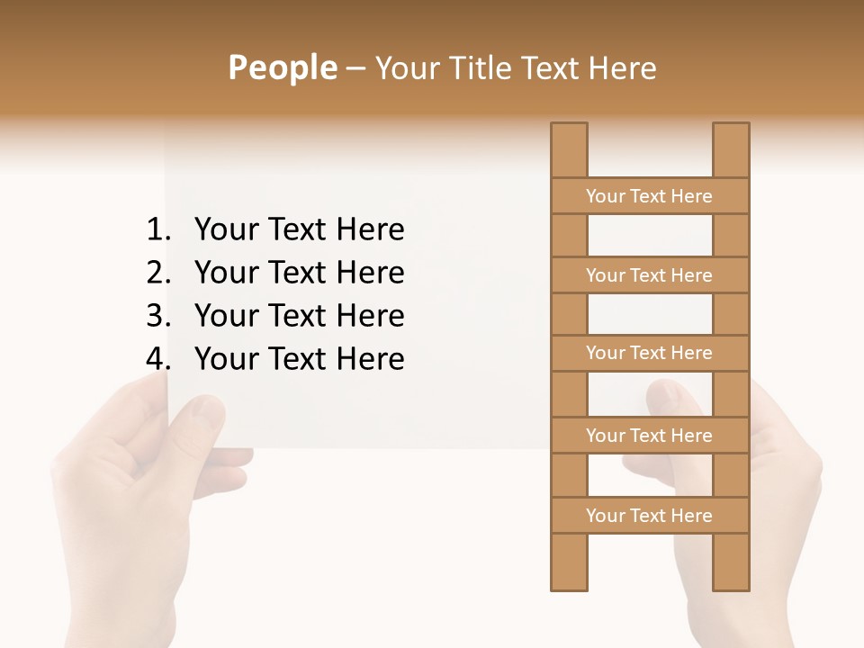 Memo Finger Note PowerPoint Template