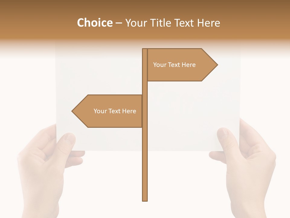 Memo Finger Note PowerPoint Template
