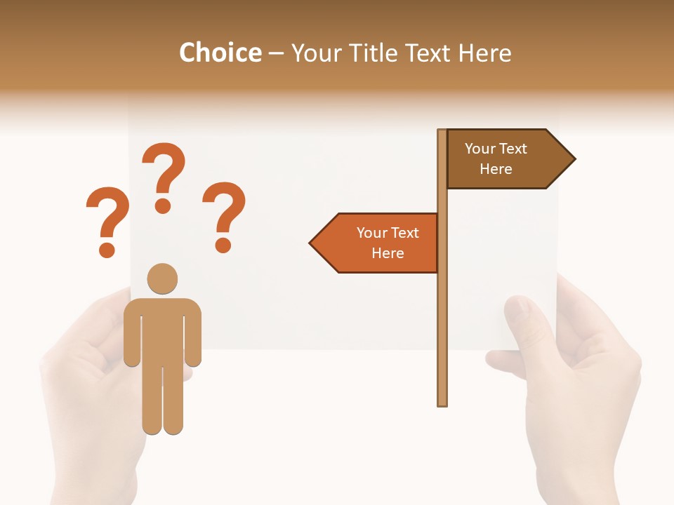 Memo Finger Note PowerPoint Template