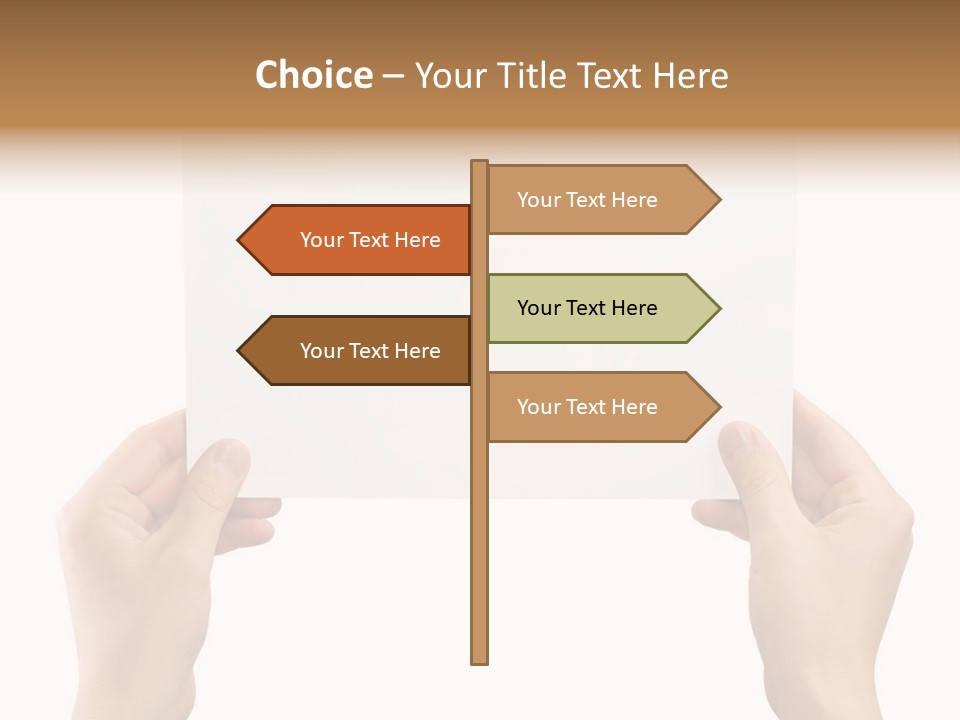 Memo Finger Note PowerPoint Template