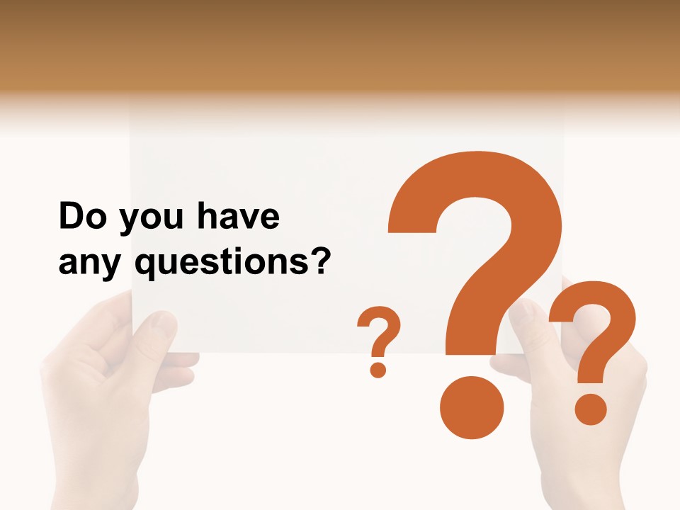 Memo Finger Note PowerPoint Template