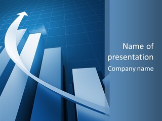 Blue Marketing Isolated PowerPoint Template