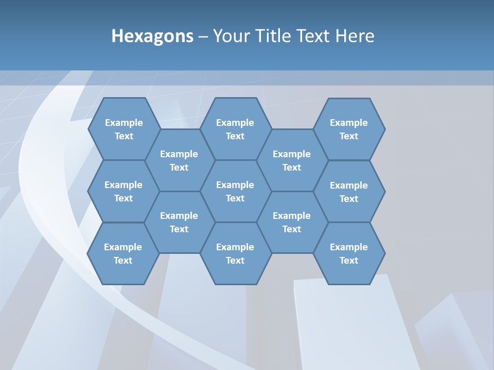 Blue Marketing Isolated PowerPoint Template