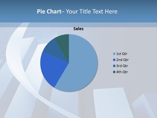 Blue Marketing Isolated PowerPoint Template