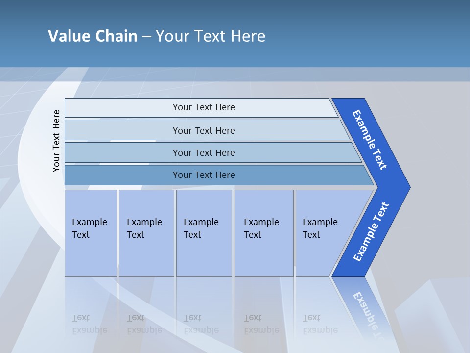 Blue Marketing Isolated PowerPoint Template