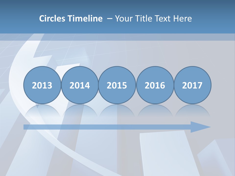 Blue Marketing Isolated PowerPoint Template