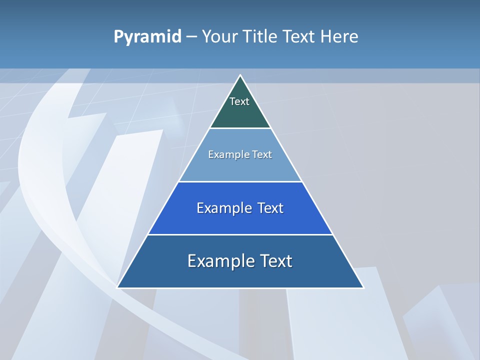 Blue Marketing Isolated PowerPoint Template