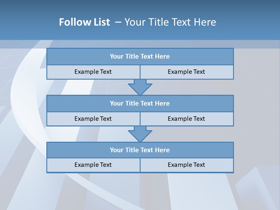 Blue Marketing Isolated PowerPoint Template