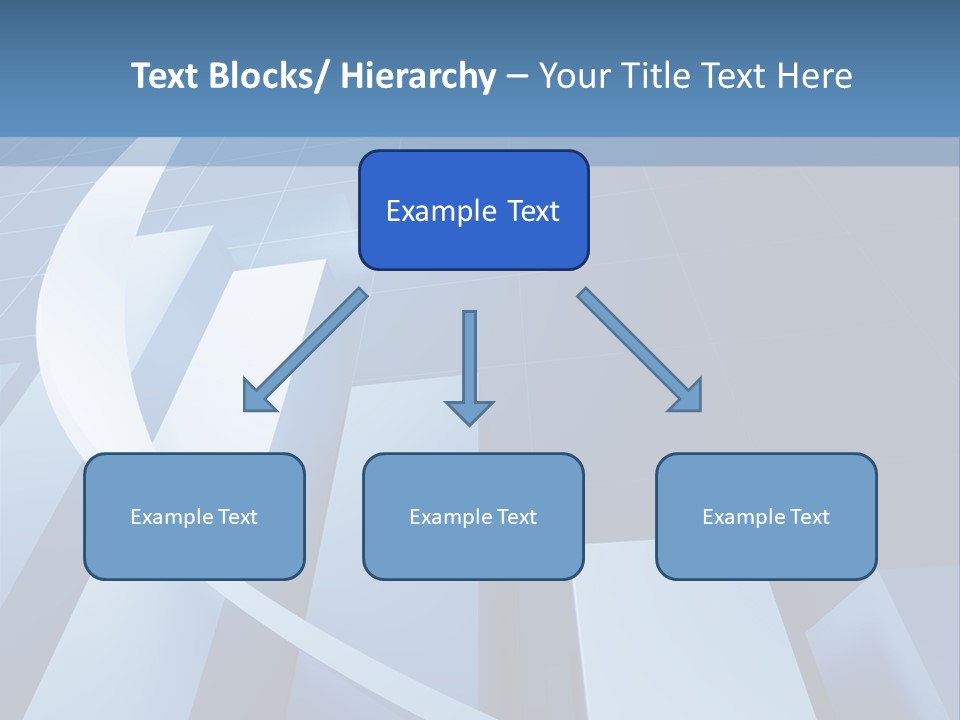 Blue Marketing Isolated PowerPoint Template