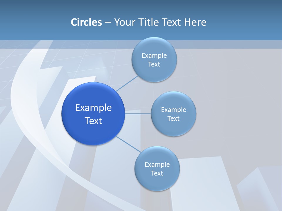 Blue Marketing Isolated PowerPoint Template