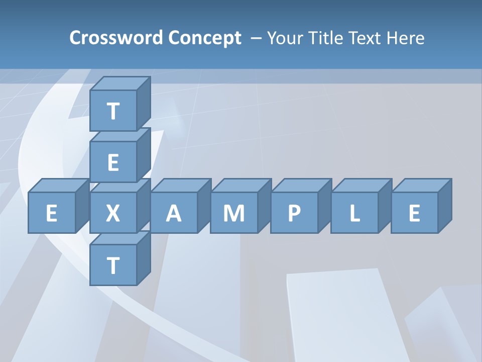 Blue Marketing Isolated PowerPoint Template