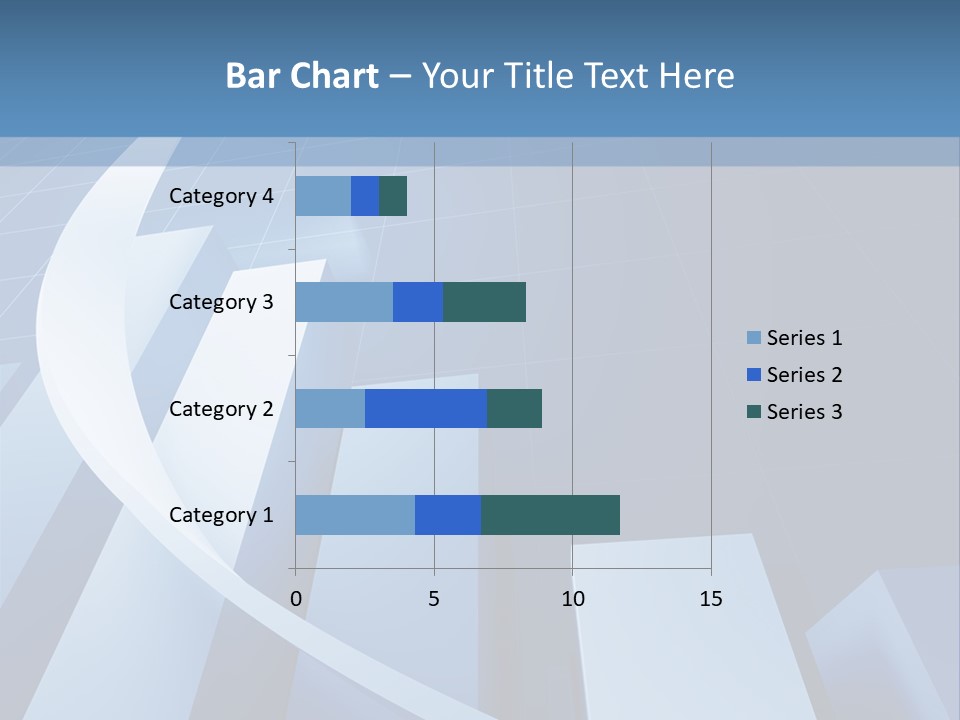 Blue Marketing Isolated PowerPoint Template
