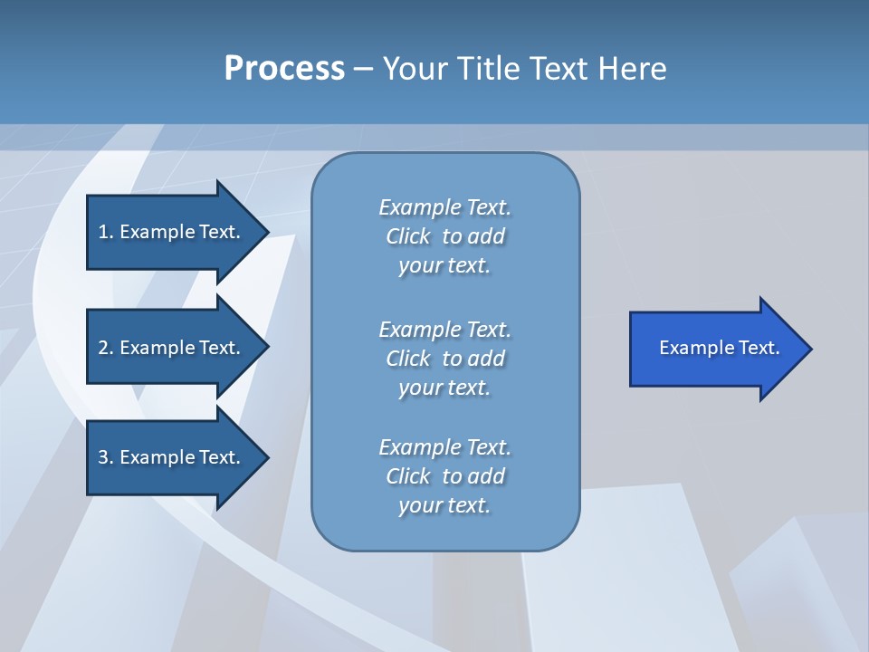 Blue Marketing Isolated PowerPoint Template