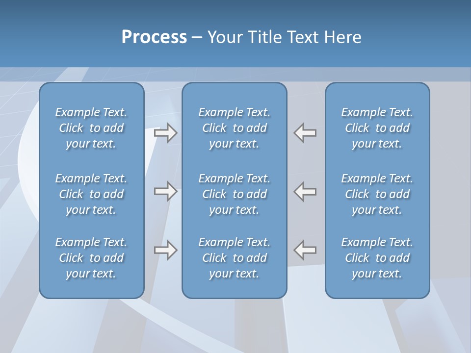 Blue Marketing Isolated PowerPoint Template