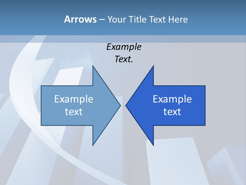 Blue Marketing Isolated PowerPoint Template