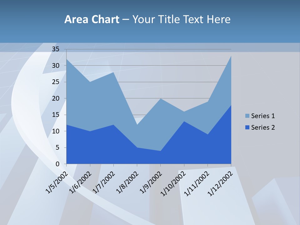 Blue Marketing Isolated PowerPoint Template