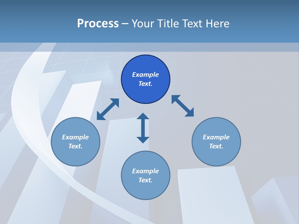 Blue Marketing Isolated PowerPoint Template