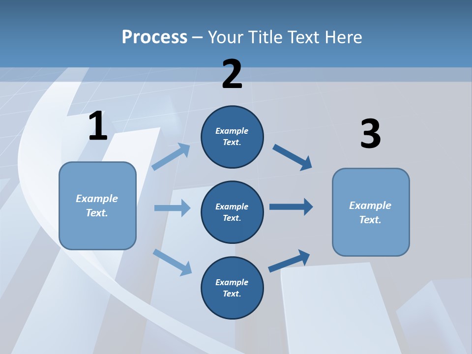 Blue Marketing Isolated PowerPoint Template