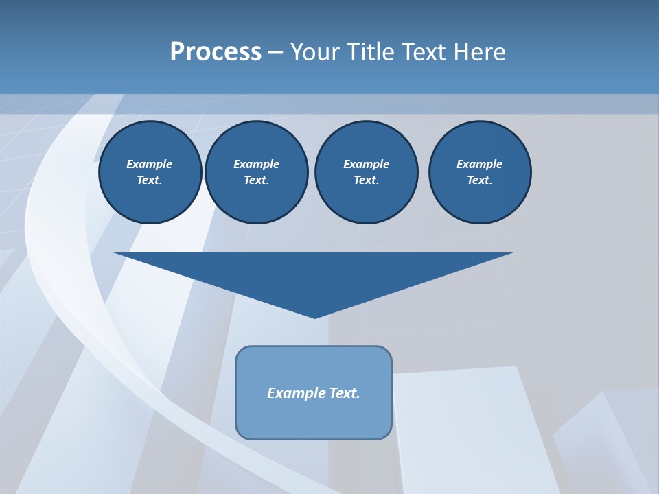 Blue Marketing Isolated PowerPoint Template