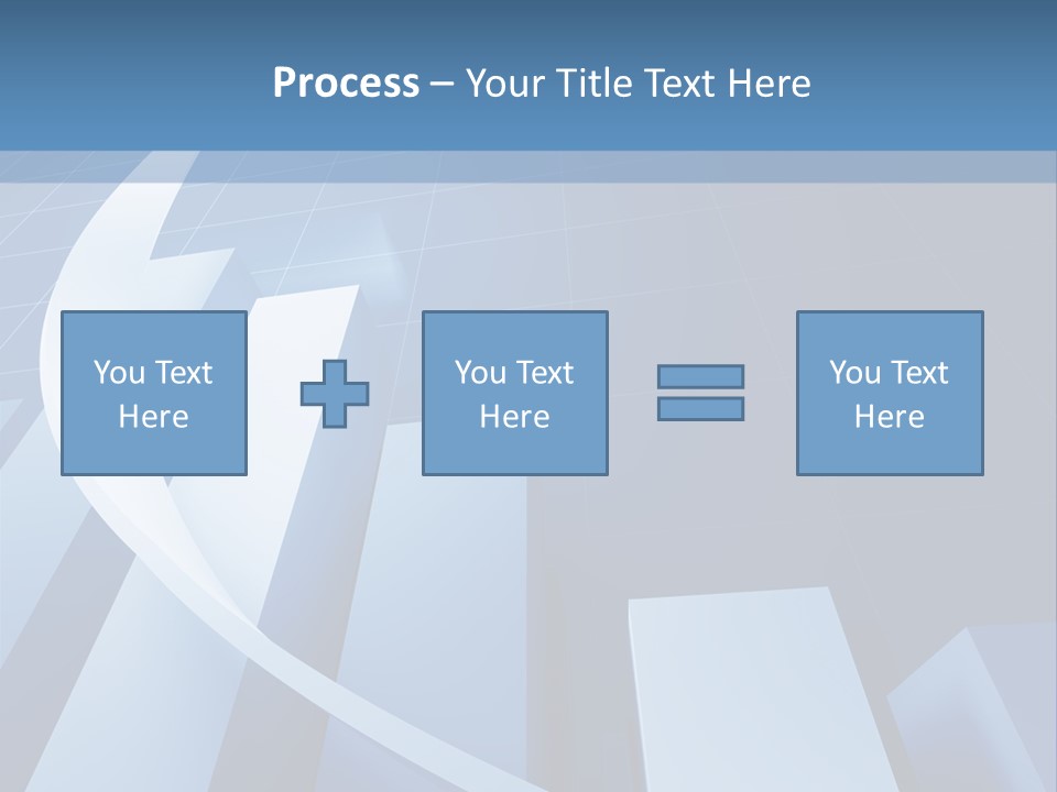 Blue Marketing Isolated PowerPoint Template
