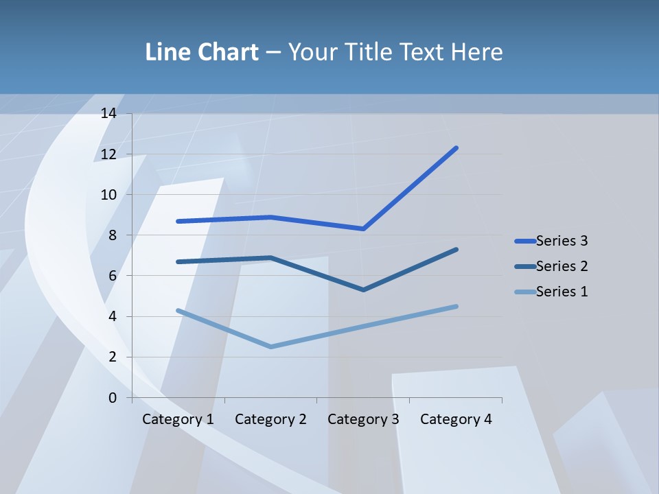 Blue Marketing Isolated PowerPoint Template