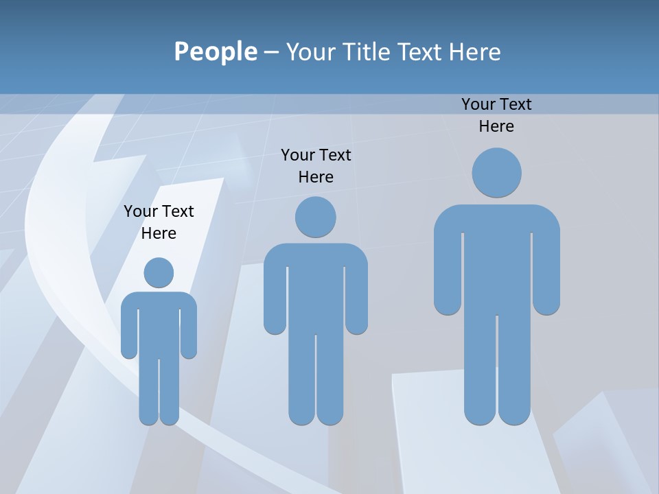 Blue Marketing Isolated PowerPoint Template