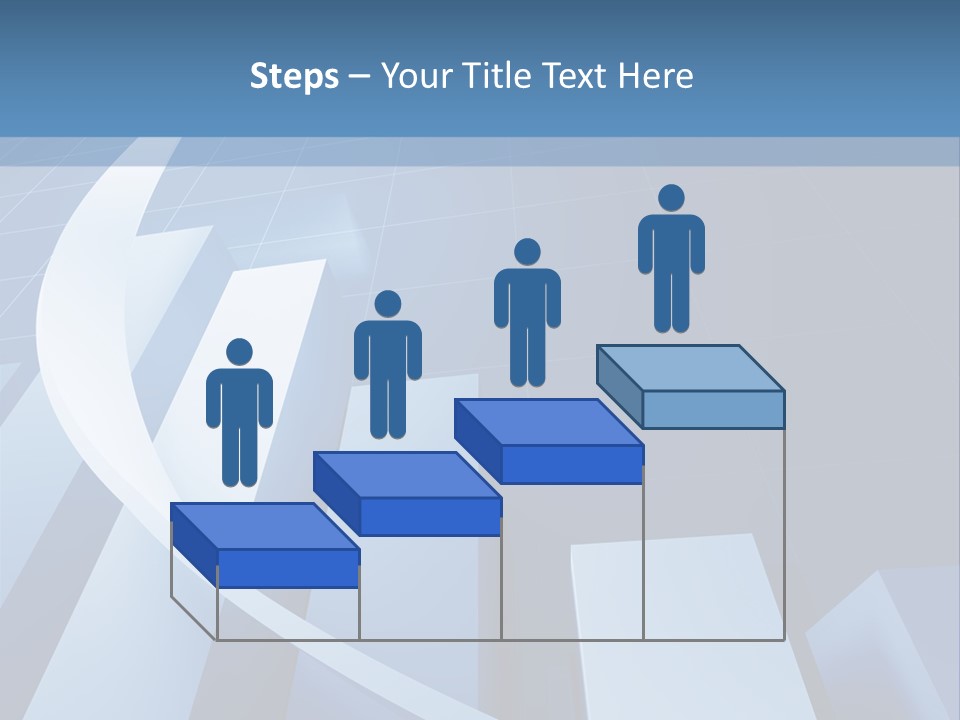 Blue Marketing Isolated PowerPoint Template
