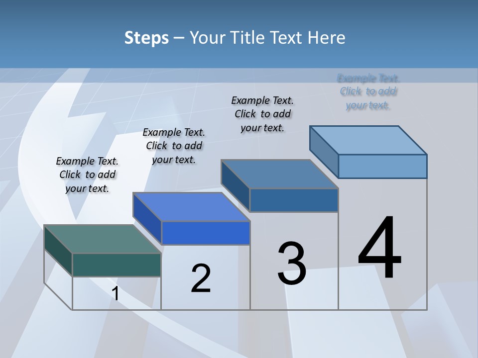 Blue Marketing Isolated PowerPoint Template